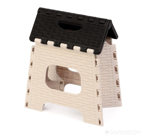 Табурет складной Альтернатива Плетенка малый бежевый/коричневый