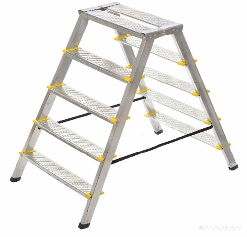 Стремянка 5 ст.оцинкованная двухсторонняя П063/5 