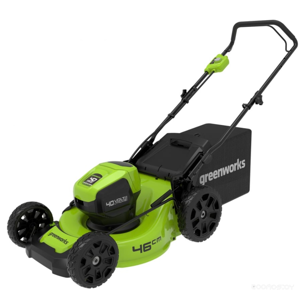Газонокасилка аккум.Greenworks 40V GD40LM46HP(АКБ 4Ач и ЗУ) 46см 