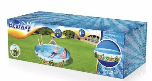 Бассейн каркасный поливинилхлорид детский 244*46 см 