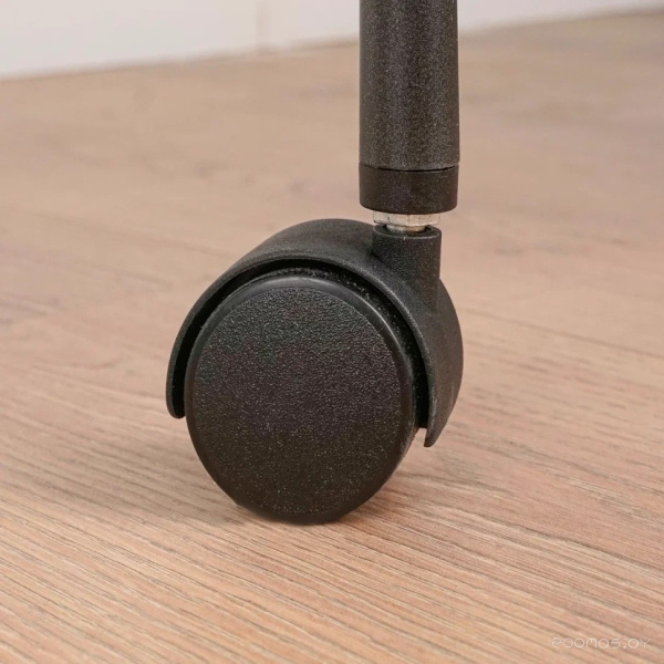 Вешалка гардеробная Валенсия 32М с двумя полками, на колёсах (Графит) 