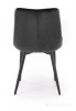 Стул HALMAR GANSO черный/черный