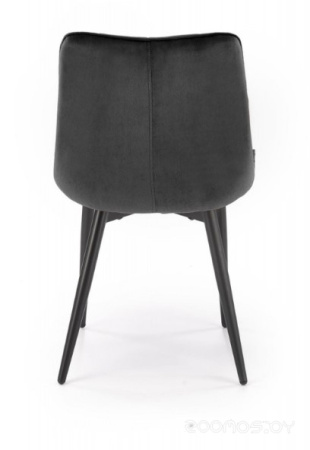 Стул HALMAR GANSO черный/черный