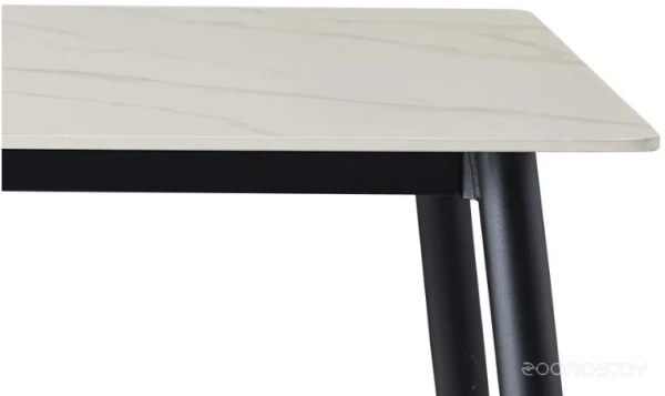 Стол обеденный SIGNAL RION RIONBC160 белый/черный 160/90
