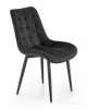 Стул HALMAR GANSO черный/черный