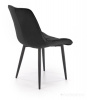 Стул HALMAR GANSO черный/черный