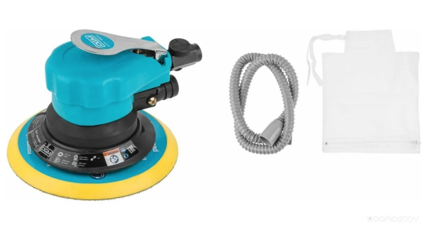 Пневмошлифмашина эксцентриковая DGM DTP-1504 с пылеотсосом