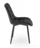 Стул HALMAR GANSO черный/черный