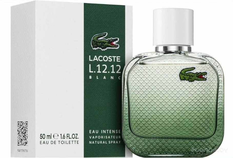 Вода туалетная 50мл мужская L.12.12 BLANC EAU INTENSE LACOSTE 149167