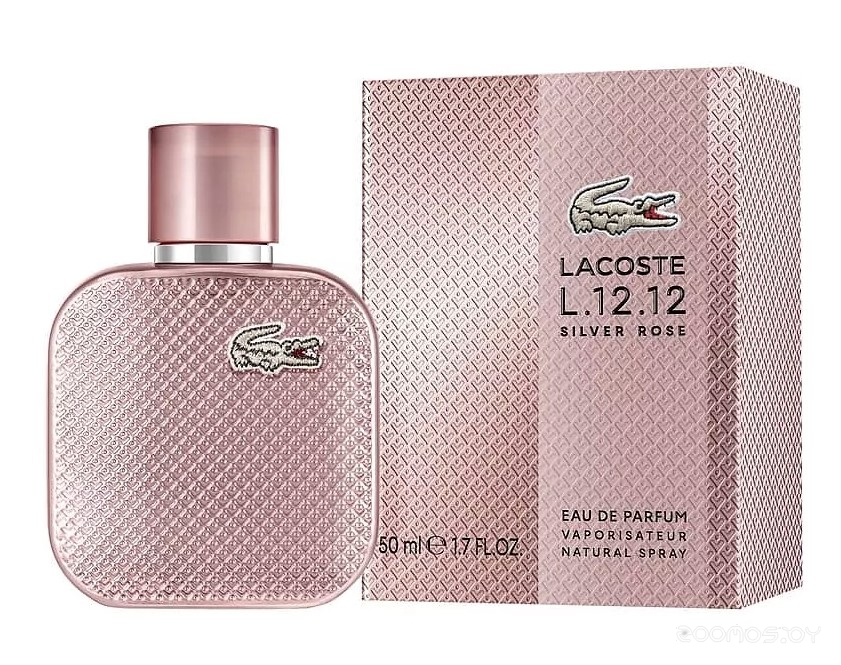 Вода парфюмерная 50 мл женская LACOSTE L.12.12 SILVER ROSE 165938