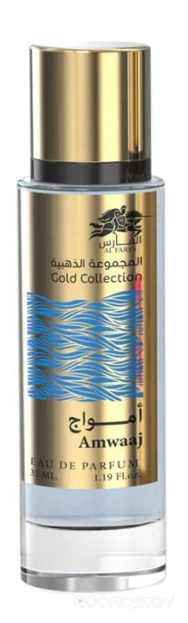 Вода парфюмерная 35мл для мужчин и женщин Amwaaj AL FARES Gold Collection 521434
