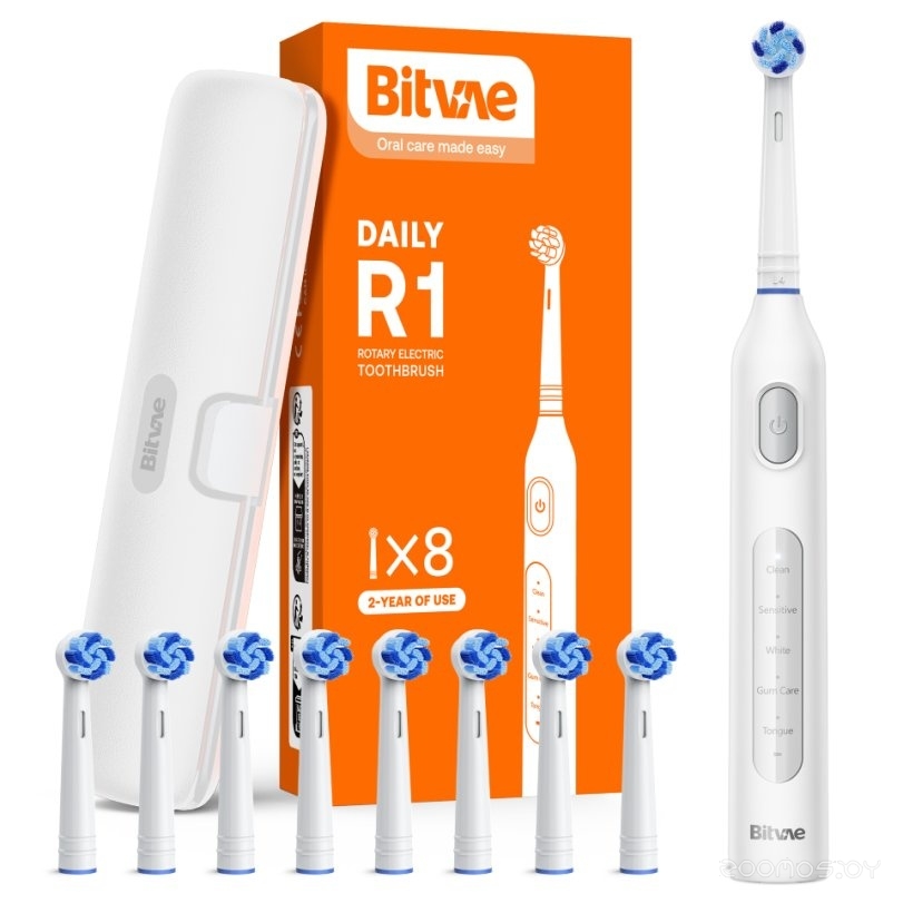 Щётка зубная электрическая Bitvae BV R1 Toothbrush white BV R1 Toothbrush white