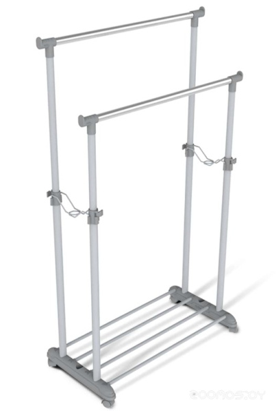 Вешалка Sheffilton CH-4149 артикул В1-66 т.серый/св.серый/хром