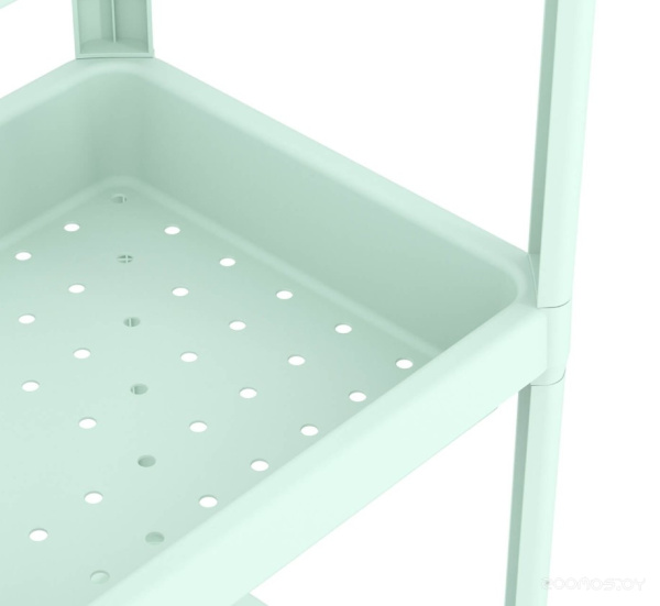 Стеллаж Sheffilton SHT-SS25-4 (пастельно-зеленый)