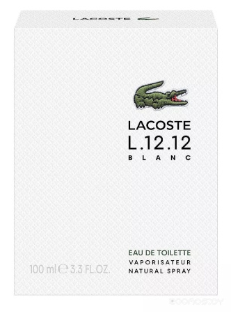 Вода туалетная 100мл мужская L.12.12 BLANC LACOSTE