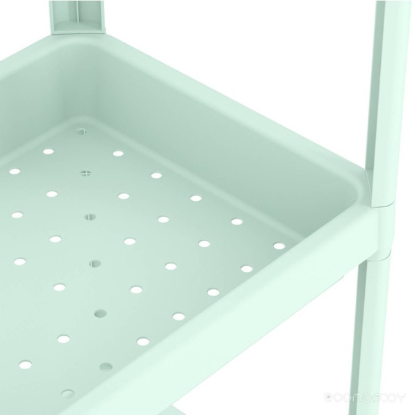 Стеллаж Sheffilton SHT-SS25-3 пастельно-зеленый