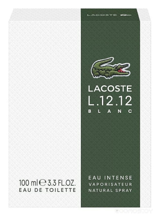 Вода туалетная 100мл мужская L.12.12 BLANC EAU INTENSE LACOSTE 149 150