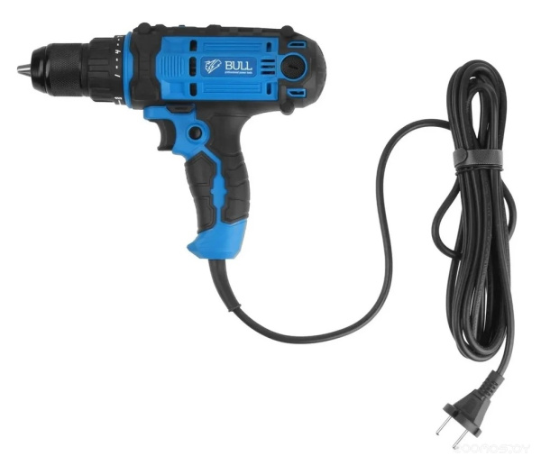 Дрель-шуруповерт BULL CDR 1340 в кор. 320 Вт, 41 Н*м, 2 скор., БЗП(мет.) 13 мм, 4 метра кабель, 
