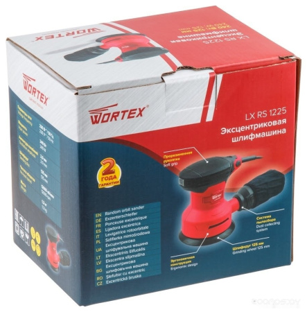 Шлифмашина эксцентриковая WORTEX LX RS 1225