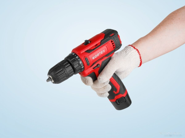 Дрель-шуруповерт аккум.WORTEX BD 1220 Li в чем. 12 В 30 Н 1329356