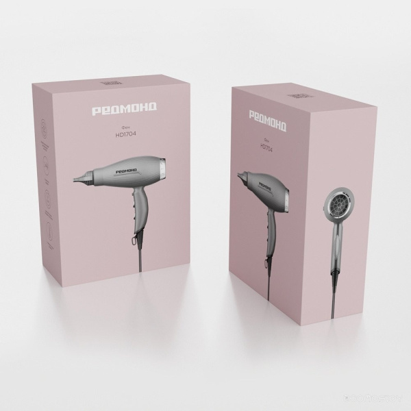 Фен Redmond (Редмонд) HD1704 (серый) <<доп. код.т.и.:1000>>