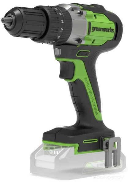 Дрель-шуруповерт ударная аккумуляторная Greenworks 24V GD24DD60 (без АКБ и ЗУ) 60Нм   