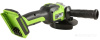 Машина угловая шлифовальная  аккумуляторная Greenworks 24V GD24AGK2 (1хАКБ 2 Ач и ЗУ) в сумке