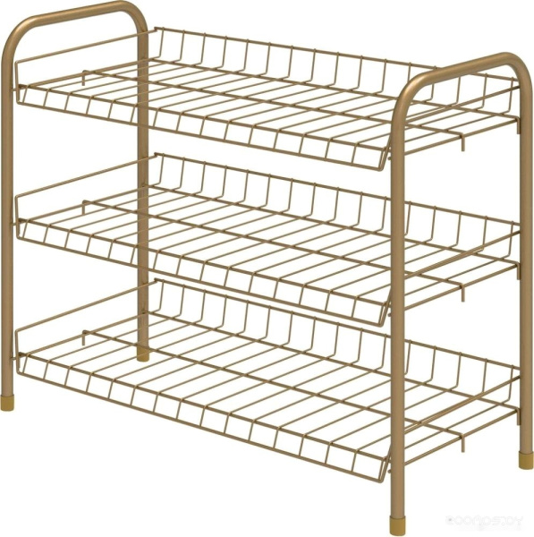 Этажерка 5 д/обуви 660х280х520 3п золото 