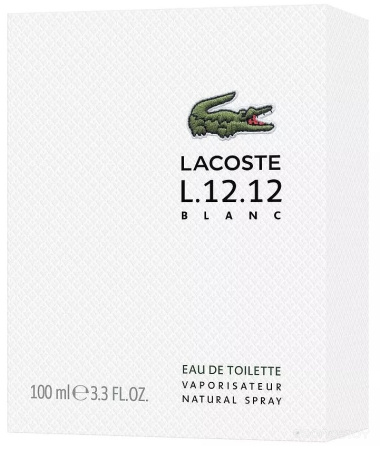 Вода туалетная 100мл мужская L.12.12 BLANC LACOSTE