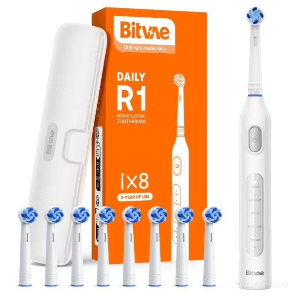 Щётка зубная электрическая Bitvae BV R1 Toothbrush white BV R1 Toothbrush white